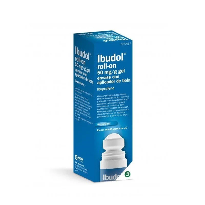 IBUDOL 50mg/g Gel Tópico Roll-On 60gr