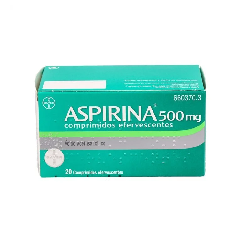 Aspirina 500 mg 10 Comprimidos Efervescentes