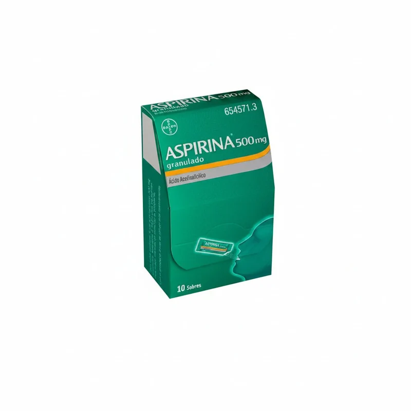 Aspirina 500 mg 2 Sobres Granulado Oral