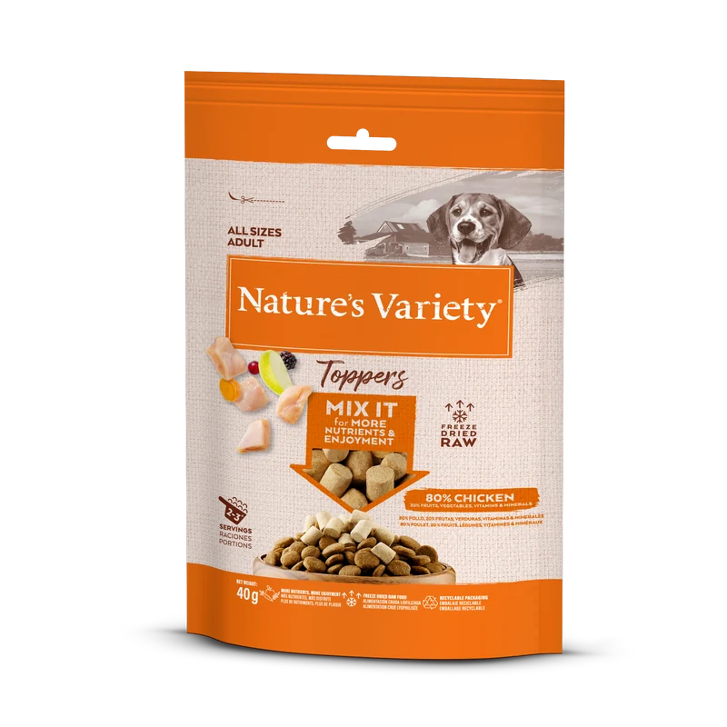 Nature’s Variety Toppers Snacks Chicken 40gr