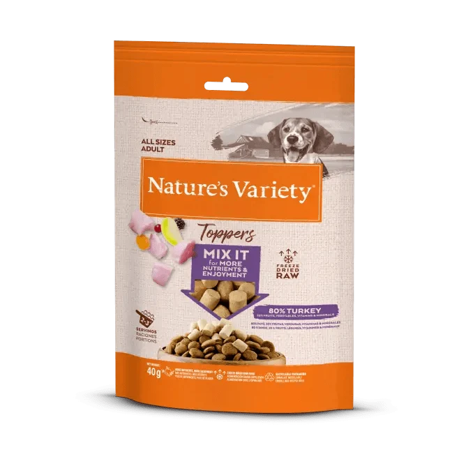 Nature’s Variety Toppers Snacks Turkey 40gr