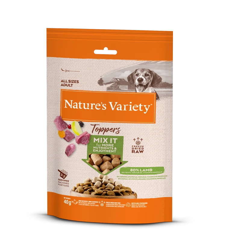 Nature’s Variety Toppers Snacks Borrego 40gr