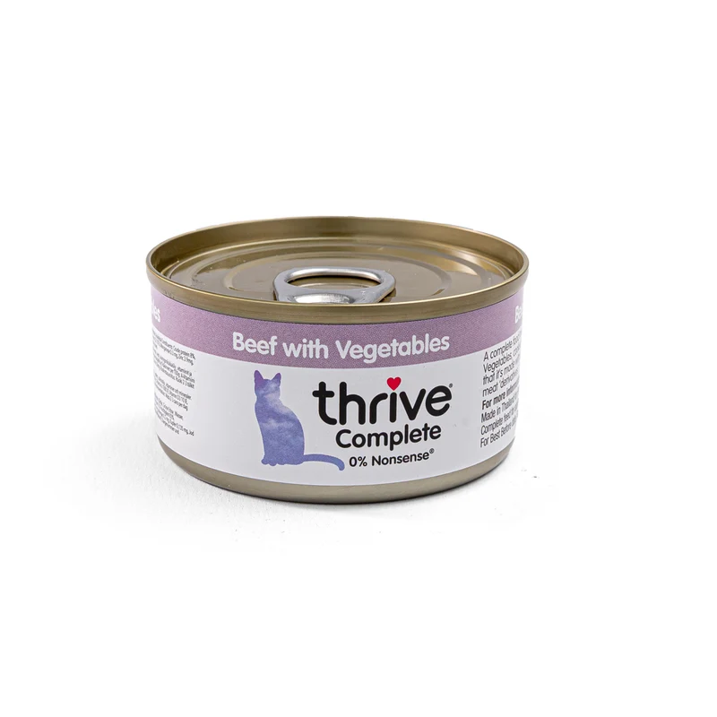 Thrive | Ternera con Verduras (75 g)