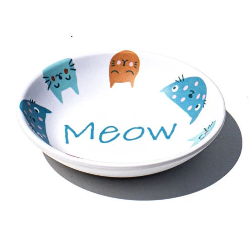 Plato melamina "Meow" - 200ml