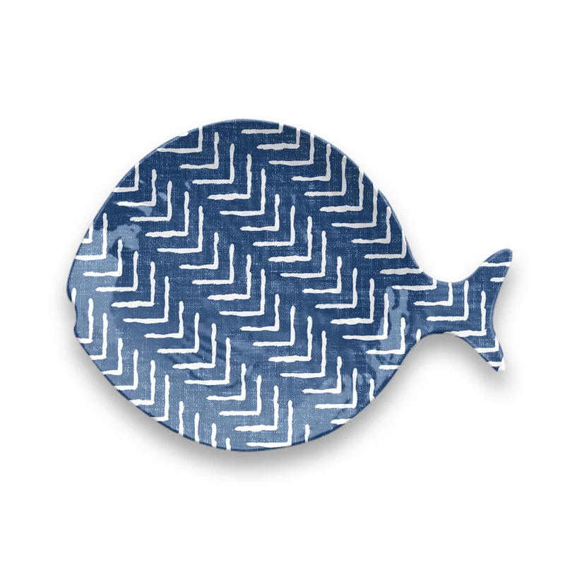 Plato de melamina “Indigo Fish” – 200ml