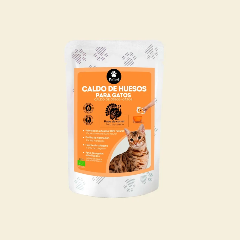 Pet Bel | Caldo de huesos de pavo de corral ecológico (100ml)