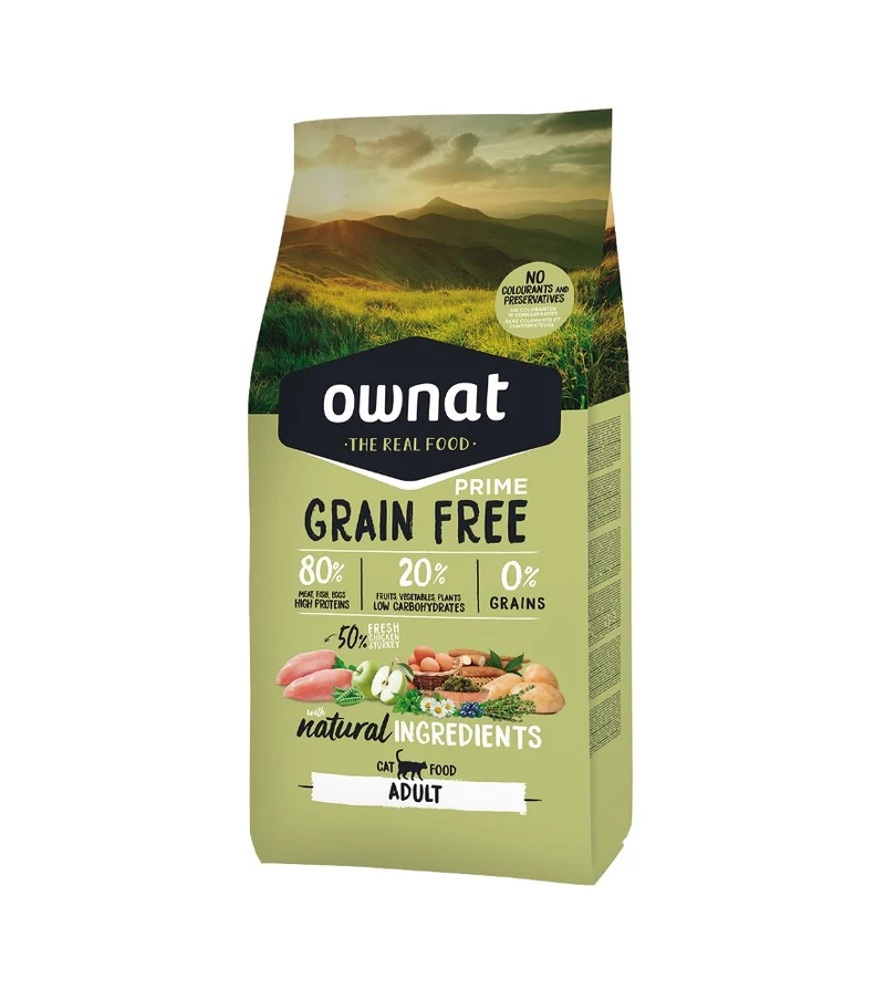 Ownat Cat Grain Free Prime Adult Chicken & Turkey