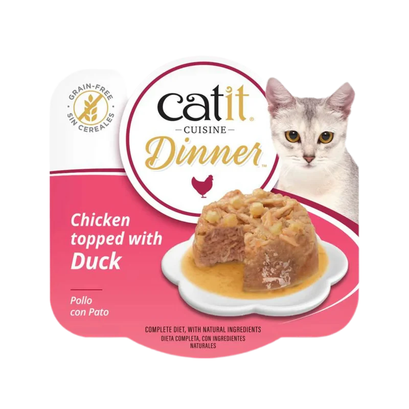 Catit | Cuisine Dinner - Pollo con pato (75g)