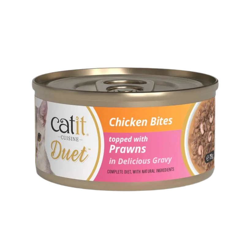 Catit | Cuisine Duet - Pollo con gambas (75g)