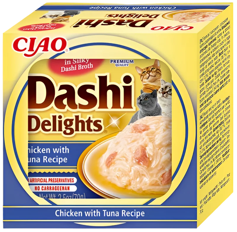 Inaba | Dashi Delights - Pollo con atún (6x70g)