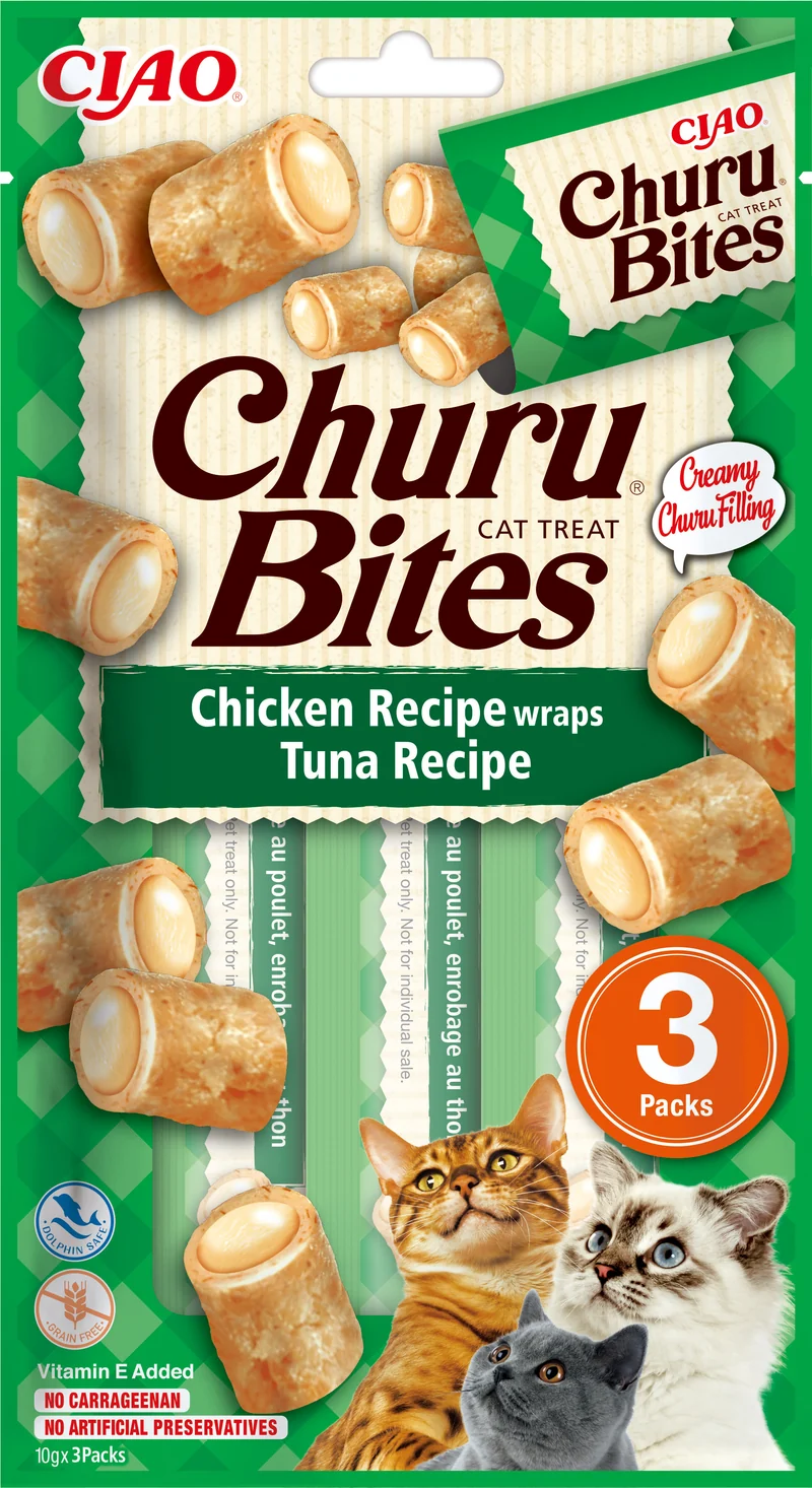 INABA | Churu Bites Atún para Gatos (3x10g)