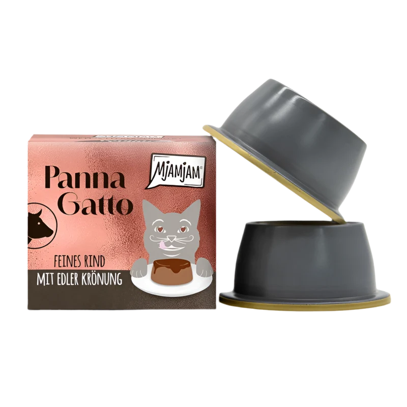 MjAMjAM | Panna Gatto: vacuno abundante con una corona noble (2x80g)
