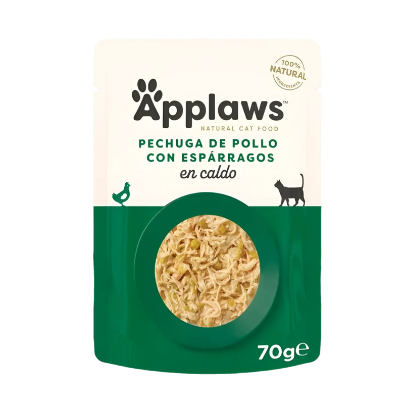 Applaws | Pollo con espárragos (70g)