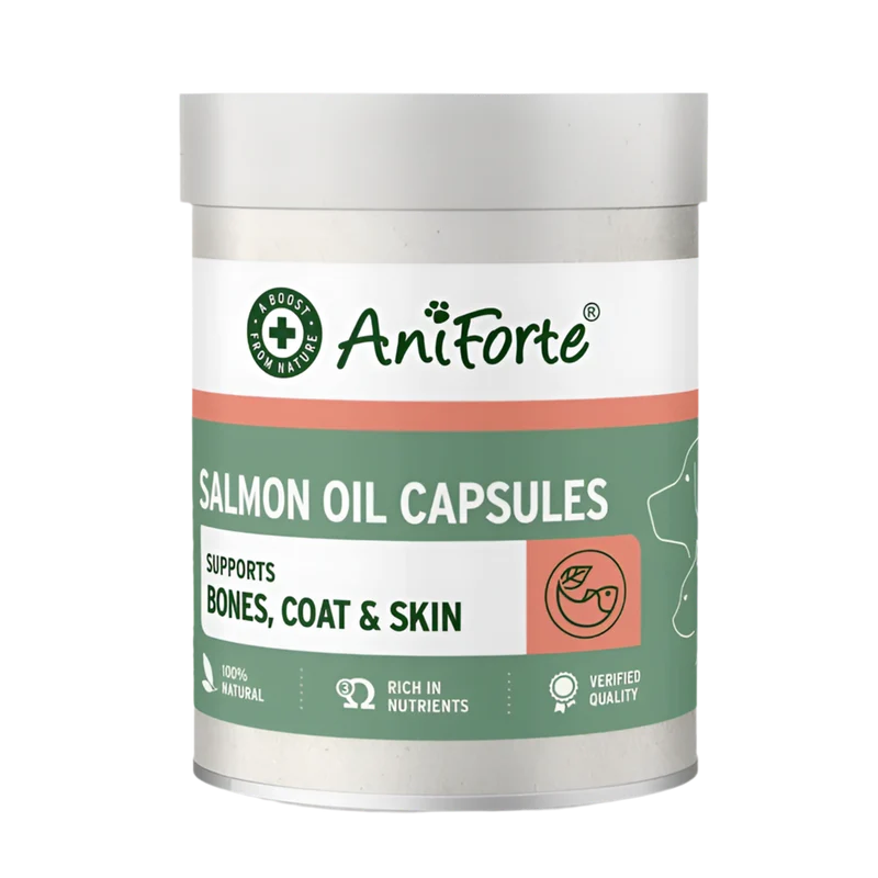 Aniforte | Omega-3 para perros y gatos | Cápsulas de aceite de salmón 🐟