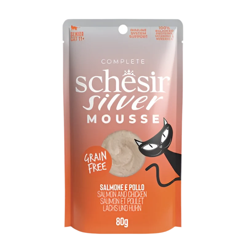 Schesir | Silver Pollo y Salmon (80g)
