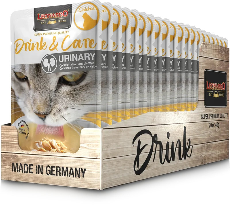 Leonardo | Drink & Care Sopa Urinary Pollo (20x40g)