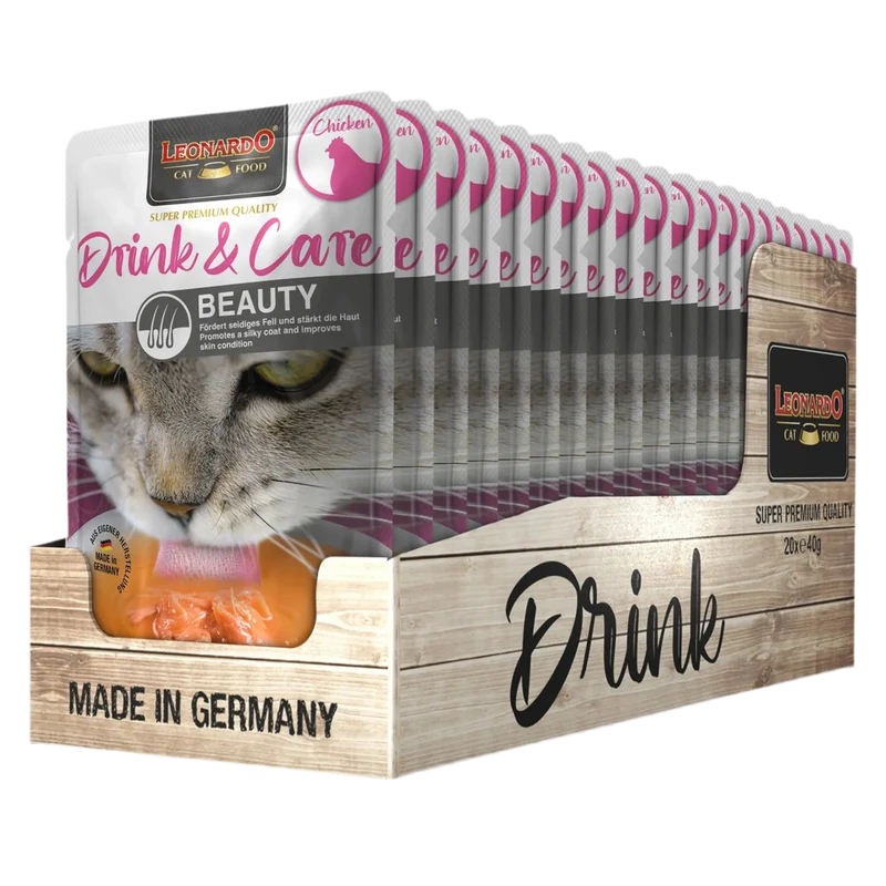 Leonardo | Drink & Care Sopa Beauty - Pollo (20x40g)