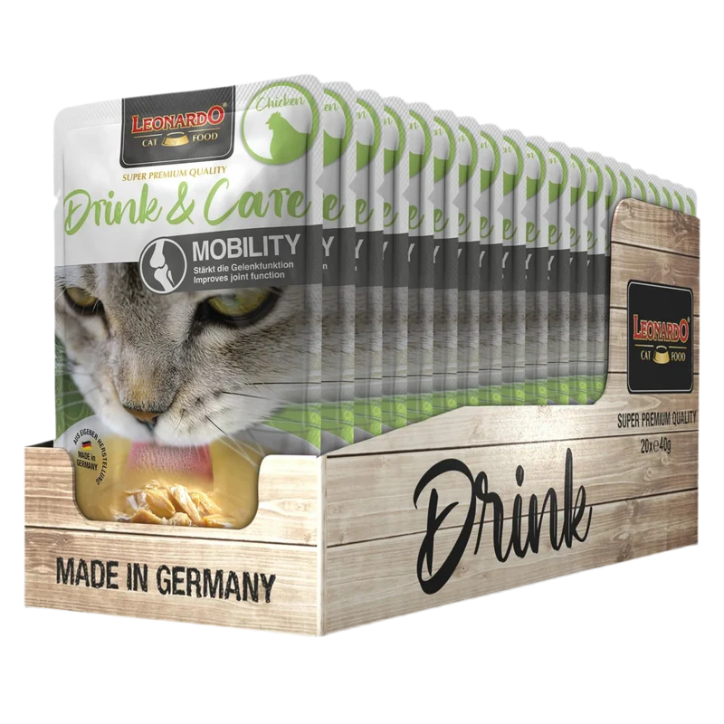 Leonardo | Drink & Care Sopa Mobility - Pollo (20x40g)