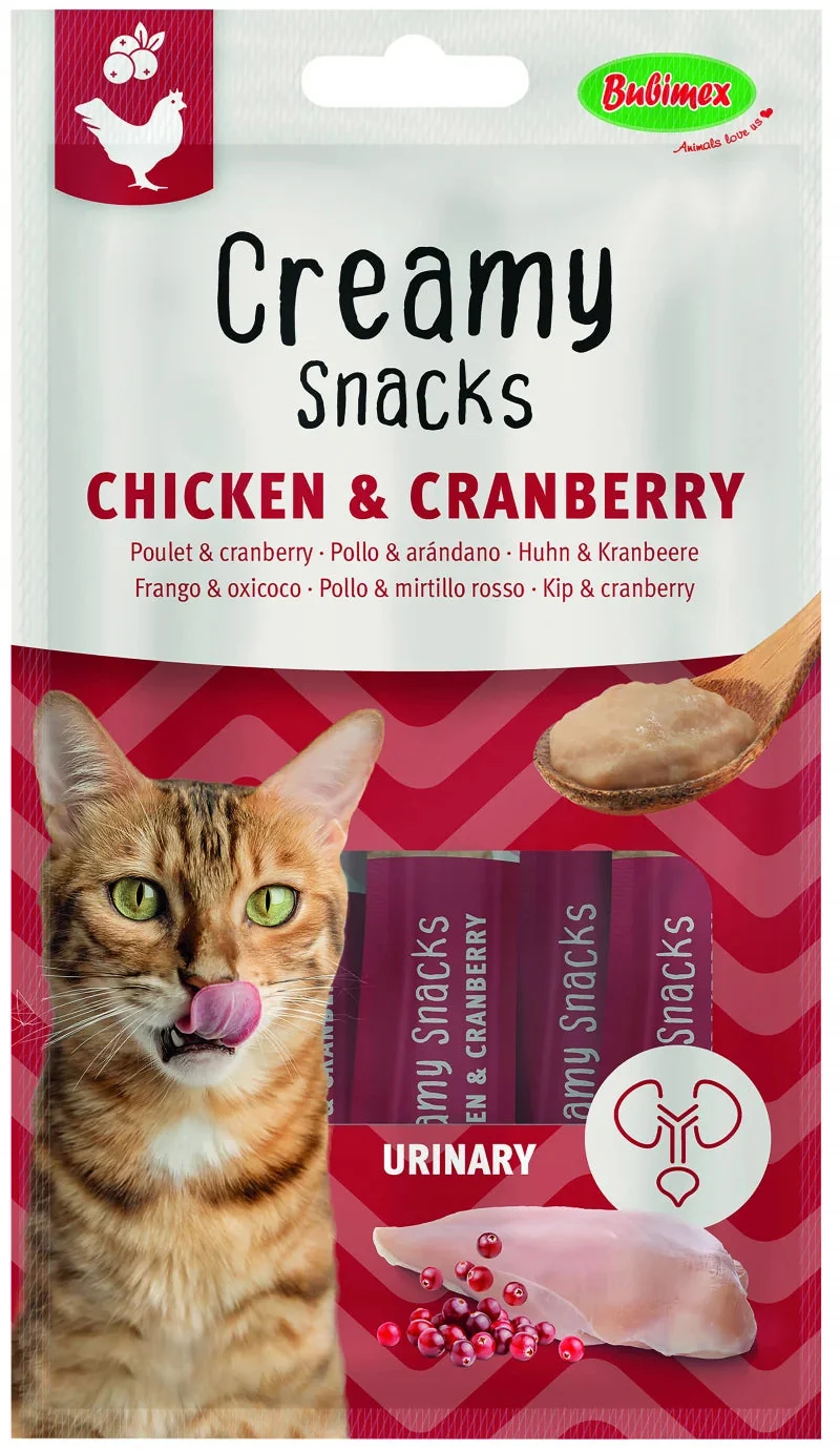 Bubimex | Creamy Urinary - Pollo con arándanos (12 paquetes)