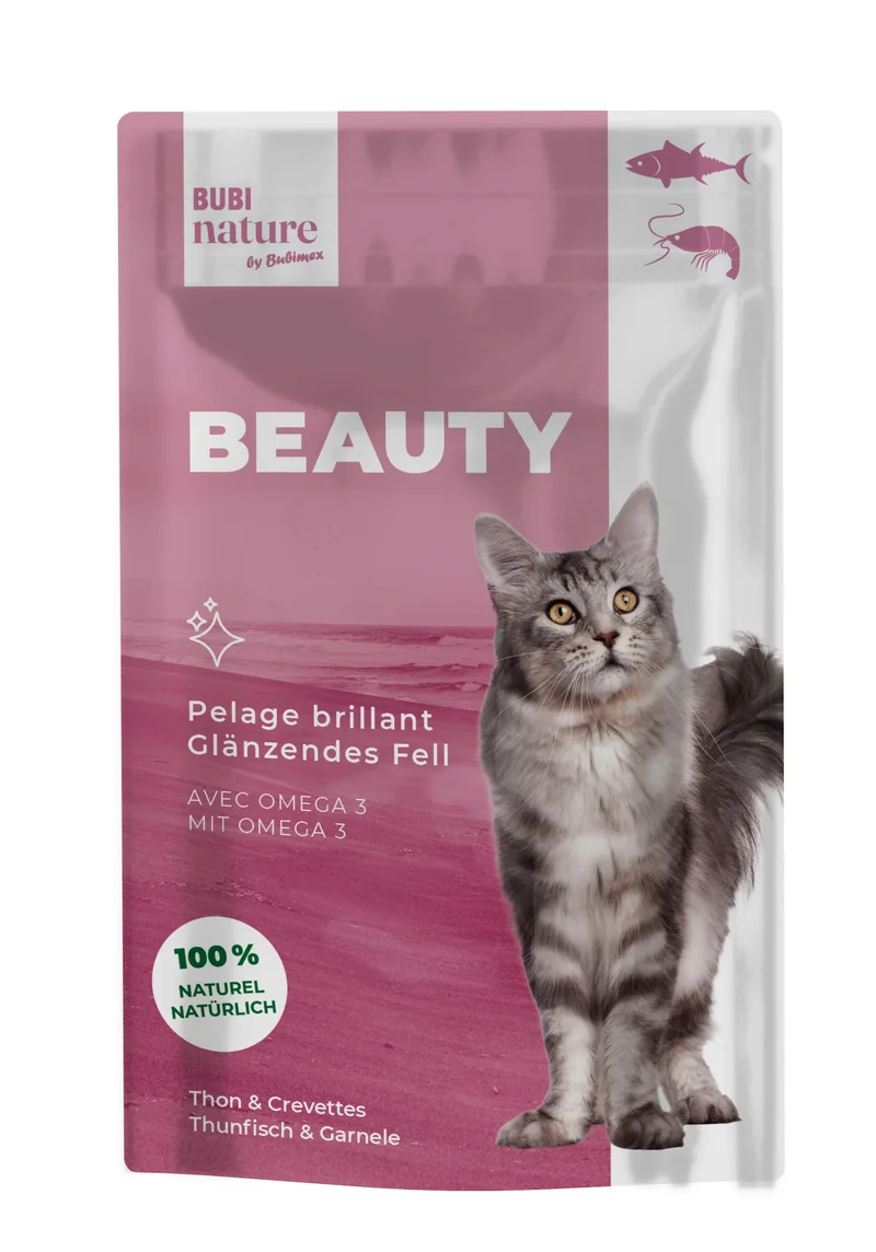 Bubi Nature | Pouch Beauty - Atún y gambas (12x70g)