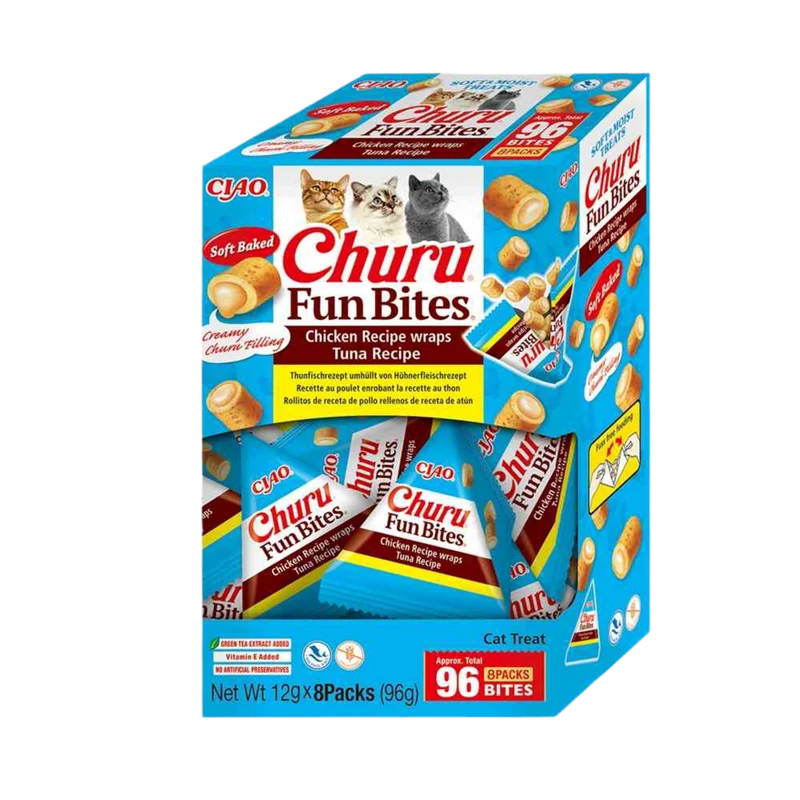 Inaba | Churu Fun Bites - Atún (8x12g)