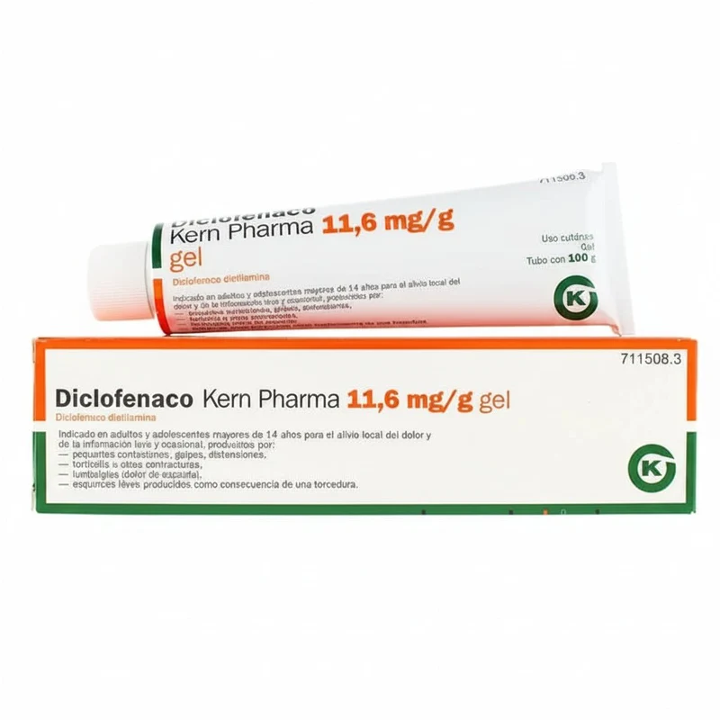 Diclofenaco Kern Pharma 11,6 mg/g Gel Cutáneo 1 Tubo 100 g