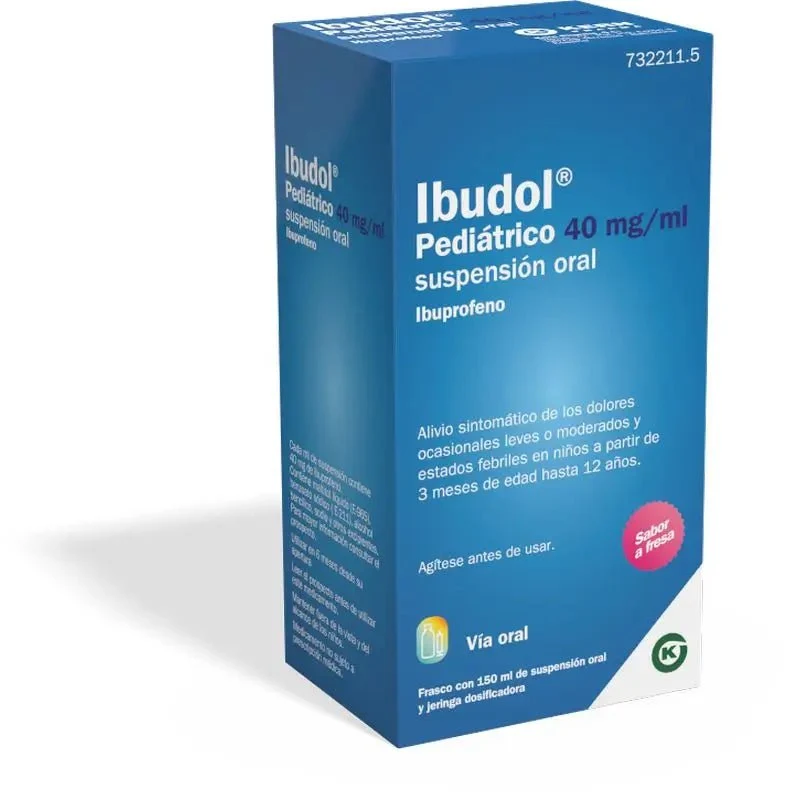 Ibudol Pediátrico 40 mg/ml Suspensión Oral 1 Frasco 150 ml + Jeringa Oral