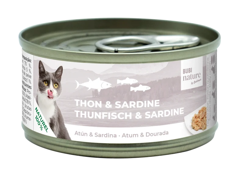 Bubi Nature | Atún y sardina (12x70g)