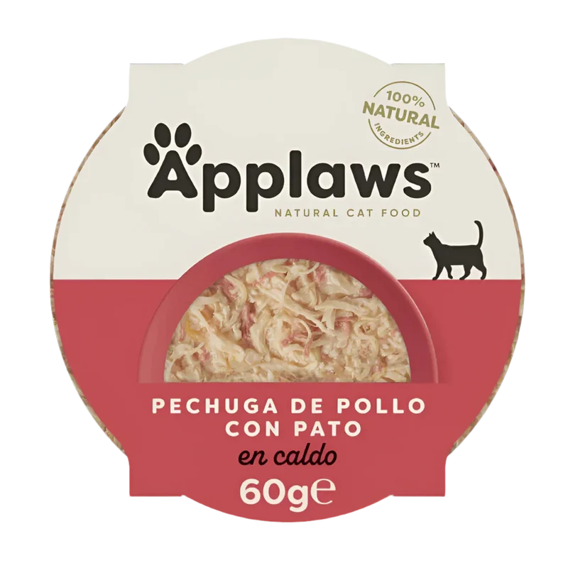 Applaws | Tarrina de pollo y pato (10x60g)