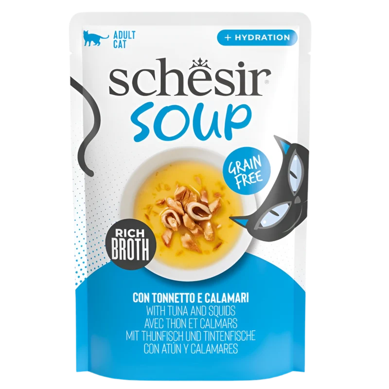 Schesir | Sopa de atún con calamar (12x40g)