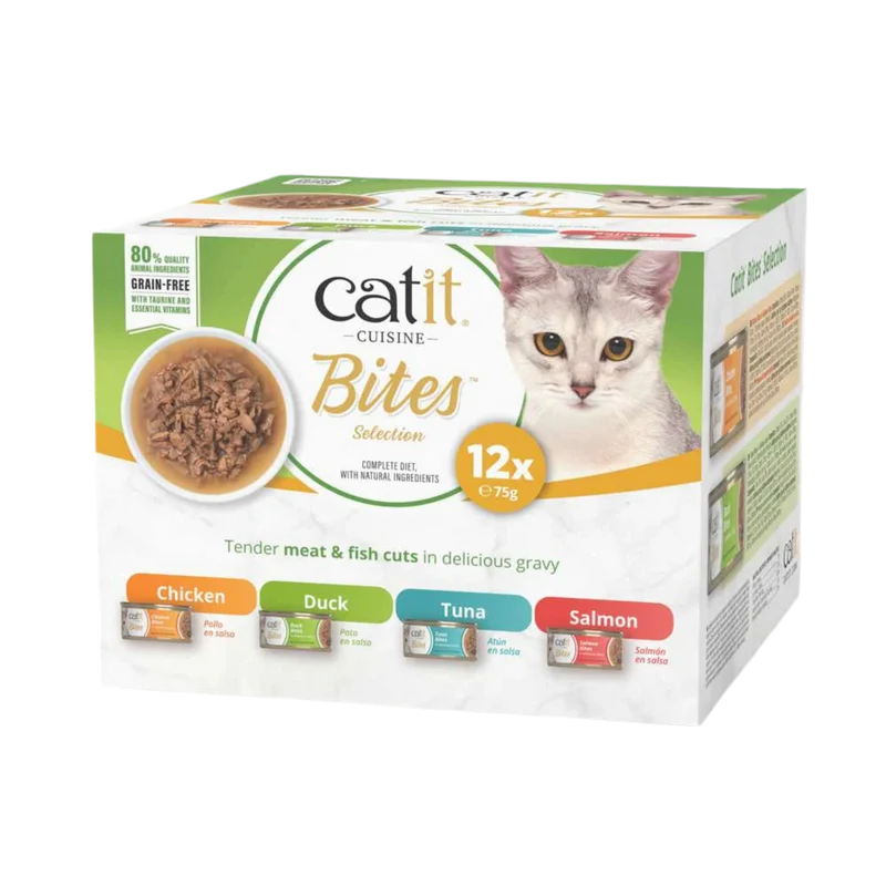 Catit | Cuisine Bites Pack (12x75g)