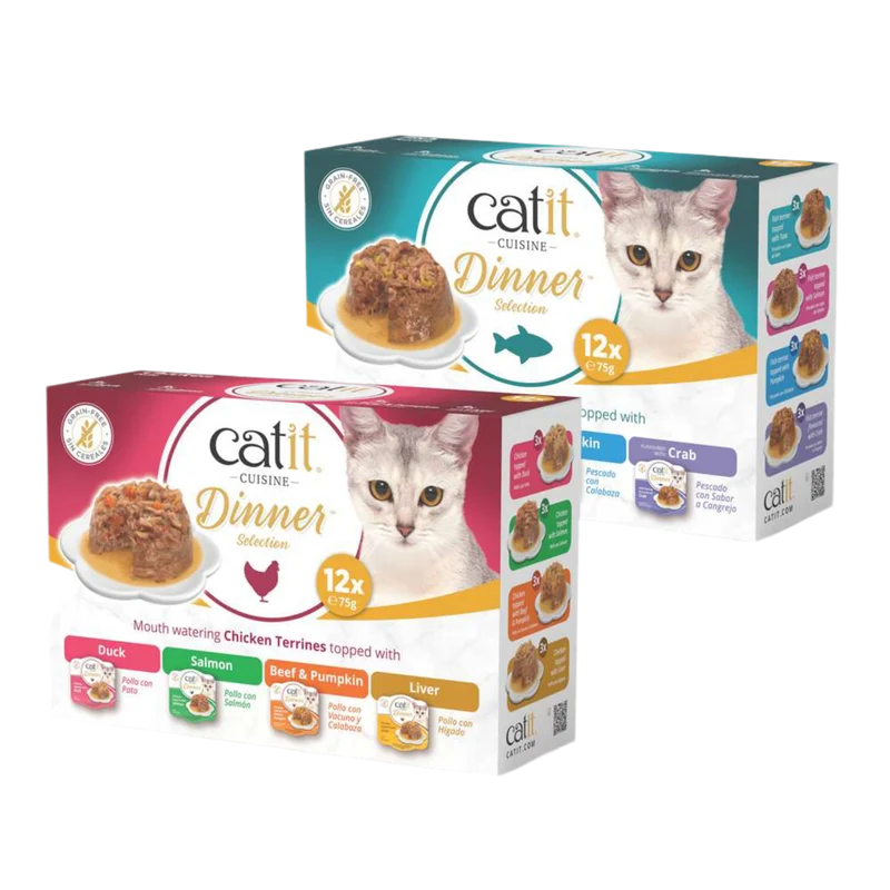 Catit | Cuisine Dinner Pack (12x75g)