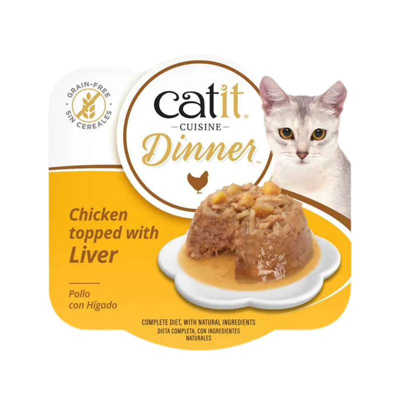 Catit | Cuisine Dinner - Pollo con higado (75g)