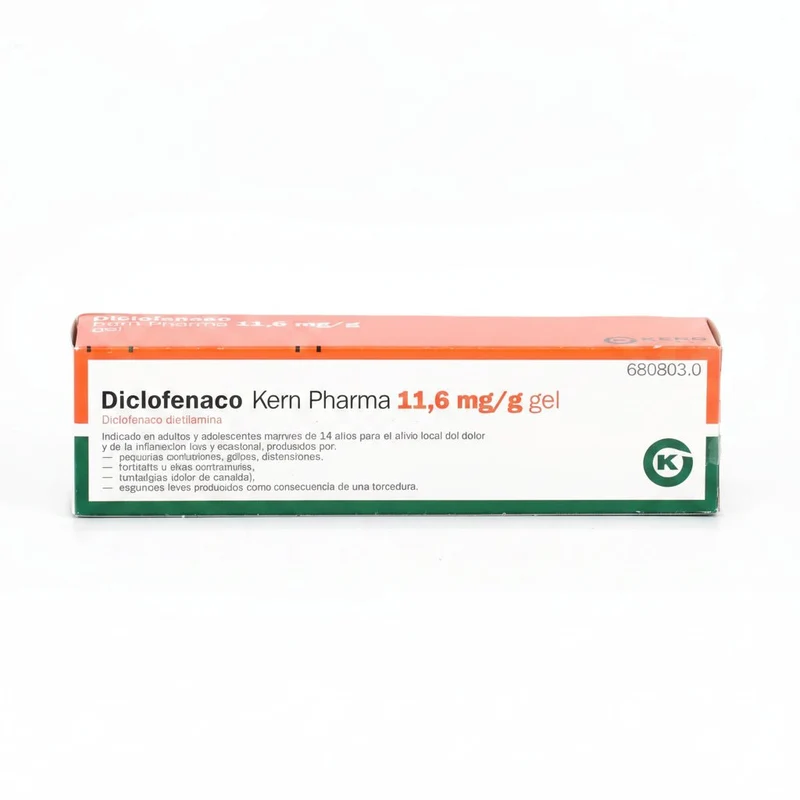 Diclofenaco Kern Pharma 11,6 mg/g Gel Cutáneo 1 Tubo 60 g