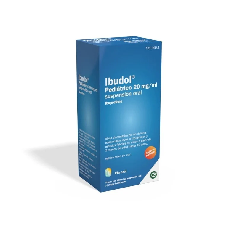Ibudol Pediátrico EFG 20 mg/ml Suspensión Oral 1 Frasco 200 ml