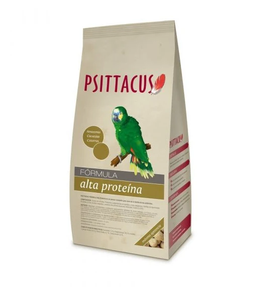 Psittacus Alimento Fórmula Alta Proteína 800gr