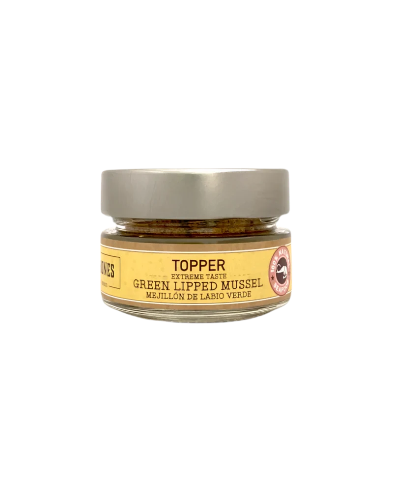 Mr. Bones | Topper de Mejillón de labio verde – Complemento natural