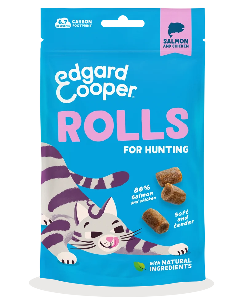 Edgard & Cooper | Rolls de salmón (45g)