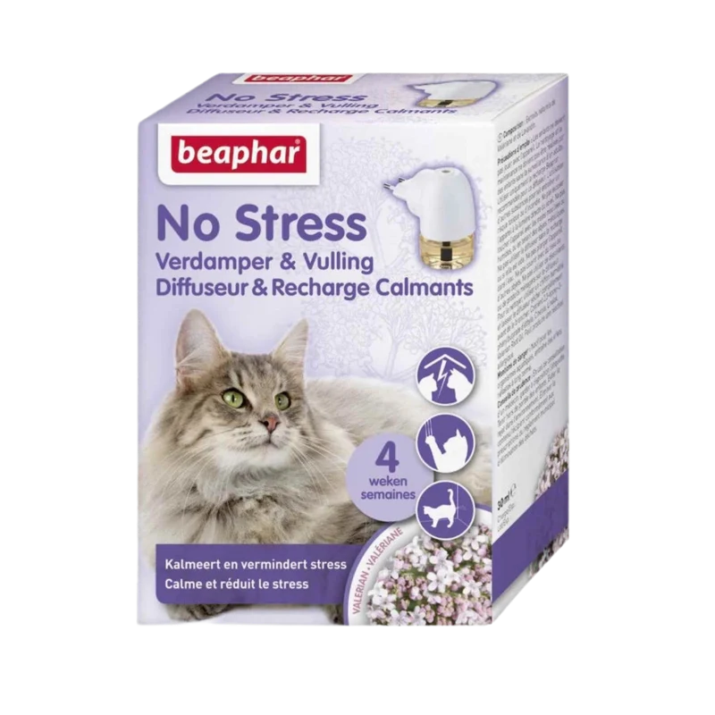 Beaphar | No Stress Pack Difusor + Recambio 30 ml Gatos