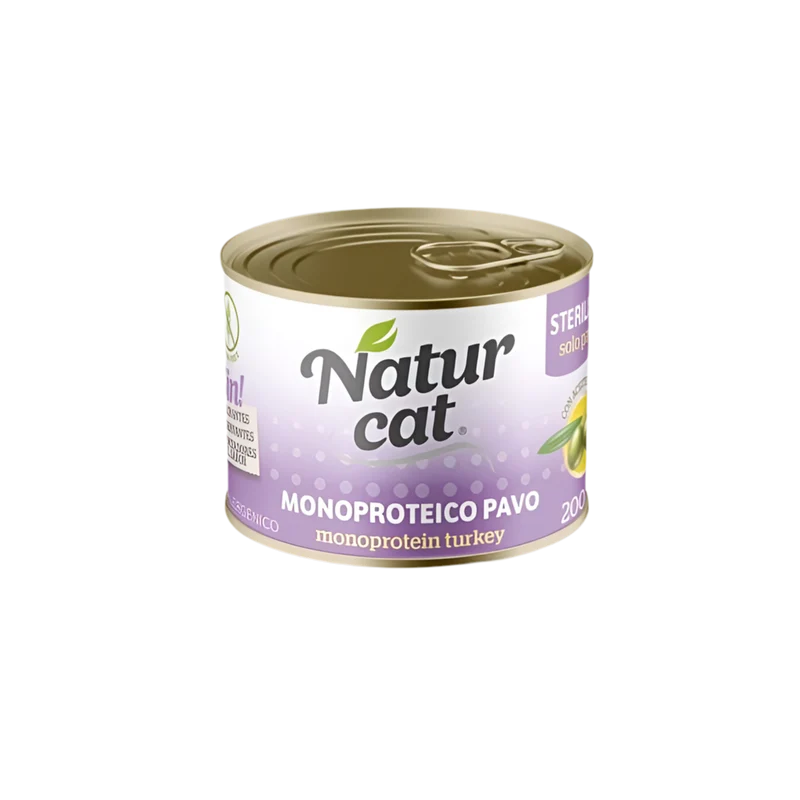 Naturcat | Pavo para gatos esterilizados (200g)