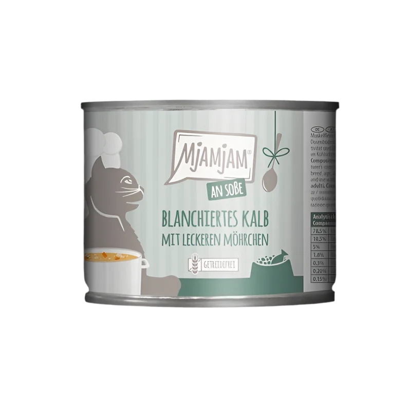 MjaMjam | Ternera escaldada con zanahorias (185g)