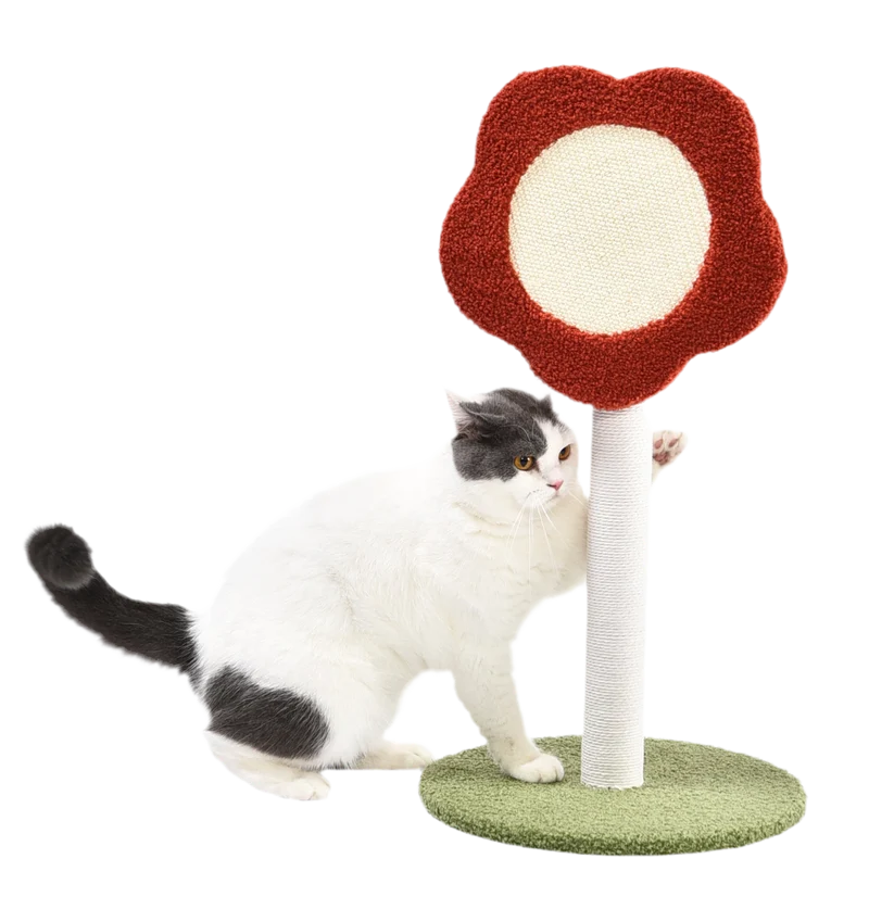Rascador Tronco Flor – 35 x 35 x 69,5 cm 🌸🐾