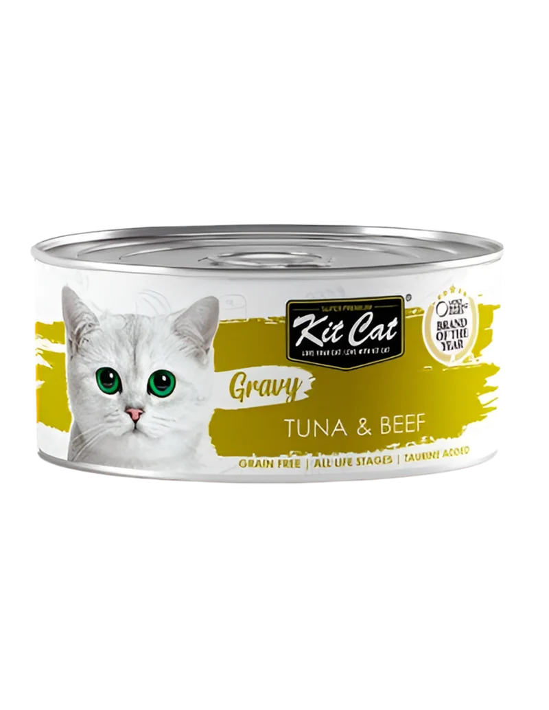 Kit Cat | Atún con ternera en salsa (70g)