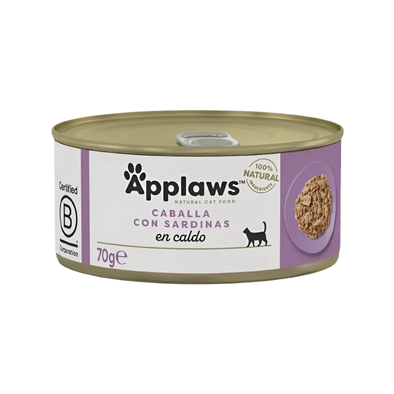 Applaws | Caballa con sardina (70g)
