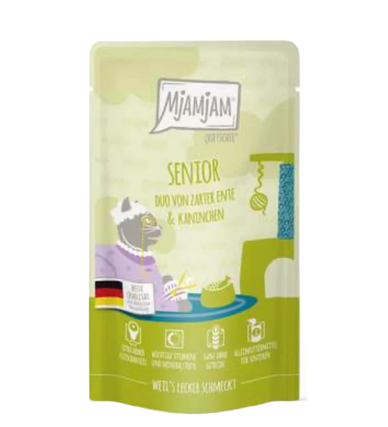 MjaMjam | Senior Pato y Conejo (125g)