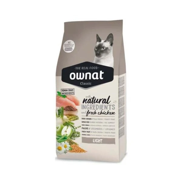 Ownat Classic Feline Adult Light Alimento Seco 4Kg
