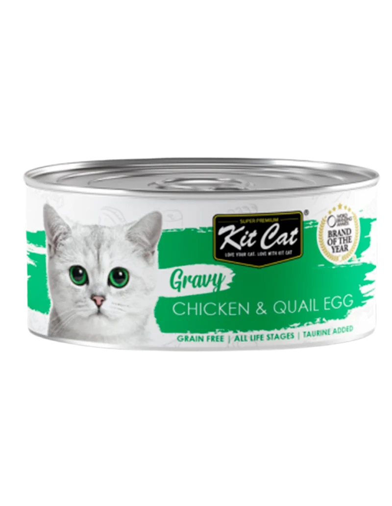 Kit Cat | Gravy Pollo con huevo de codorniz (70g)