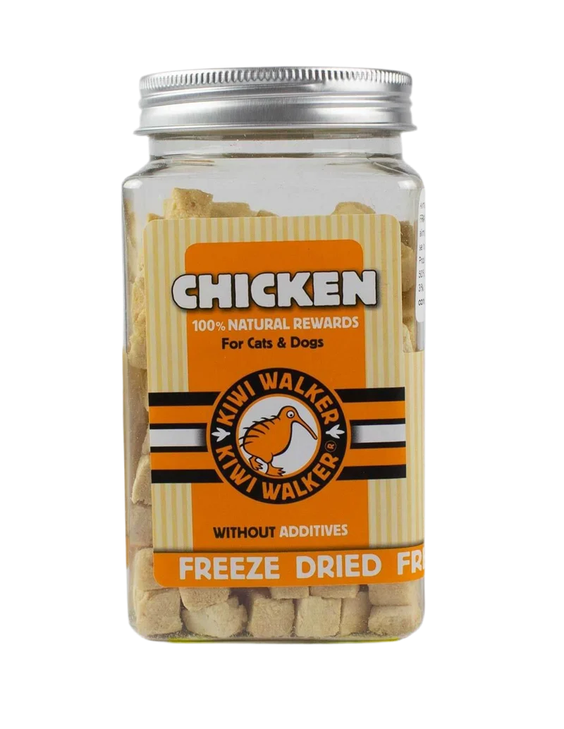 KIWI WALKER | Pollo 80g - Snack Liofilizado para Perros y Gatos