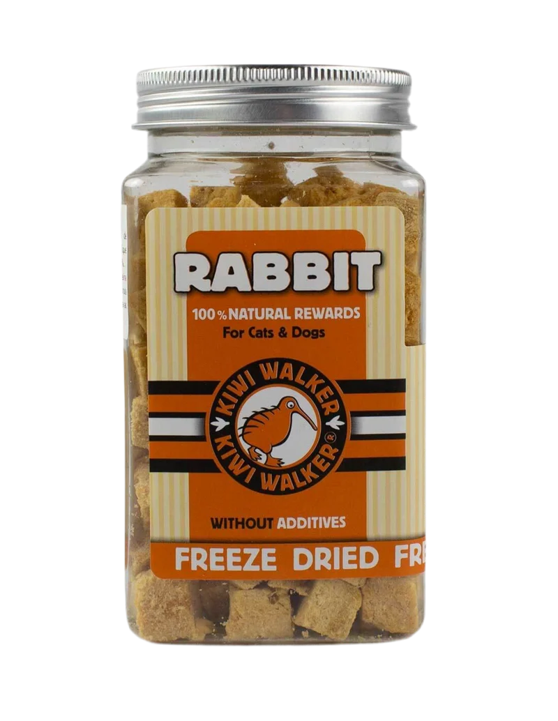 KIWI WALKER | Conejo 75g - Snack Liofilizado para Perros y Gatos