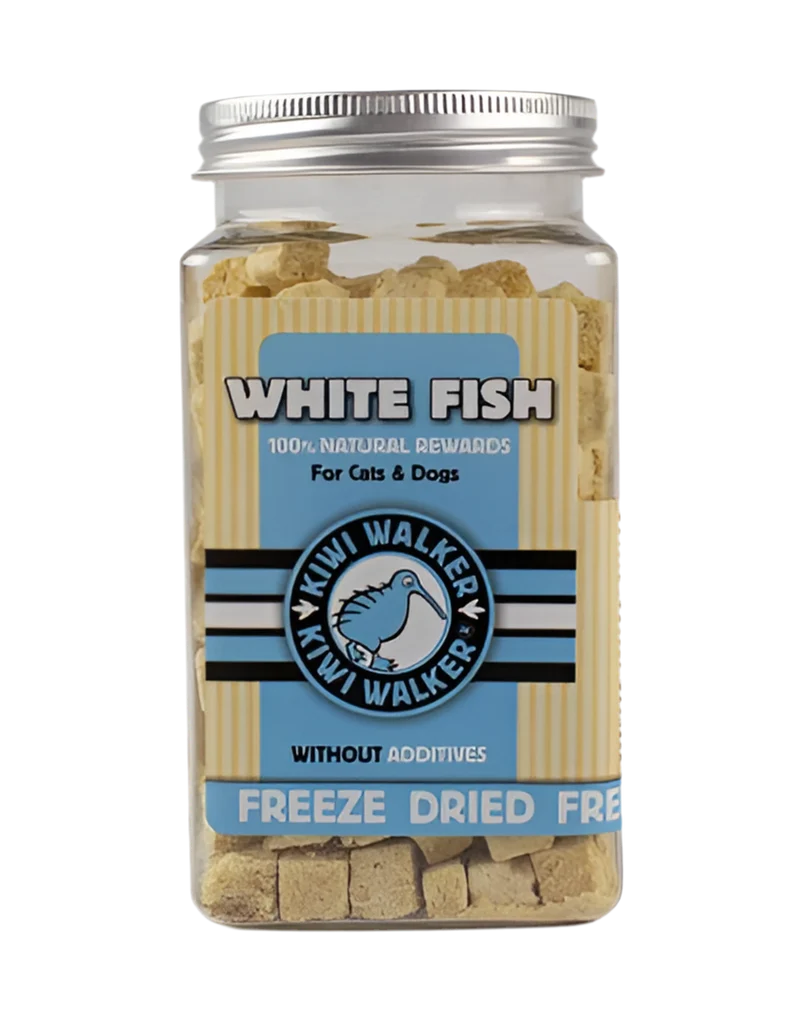 KIWI WALKER | Esturión Blanco 60g - Snack Liofilizado para Perros y Gatos